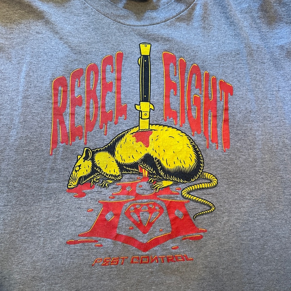 Rebel Eight Pest Control t-shirt in large